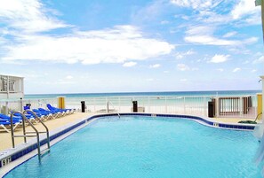 Indoor pool, a heated pool