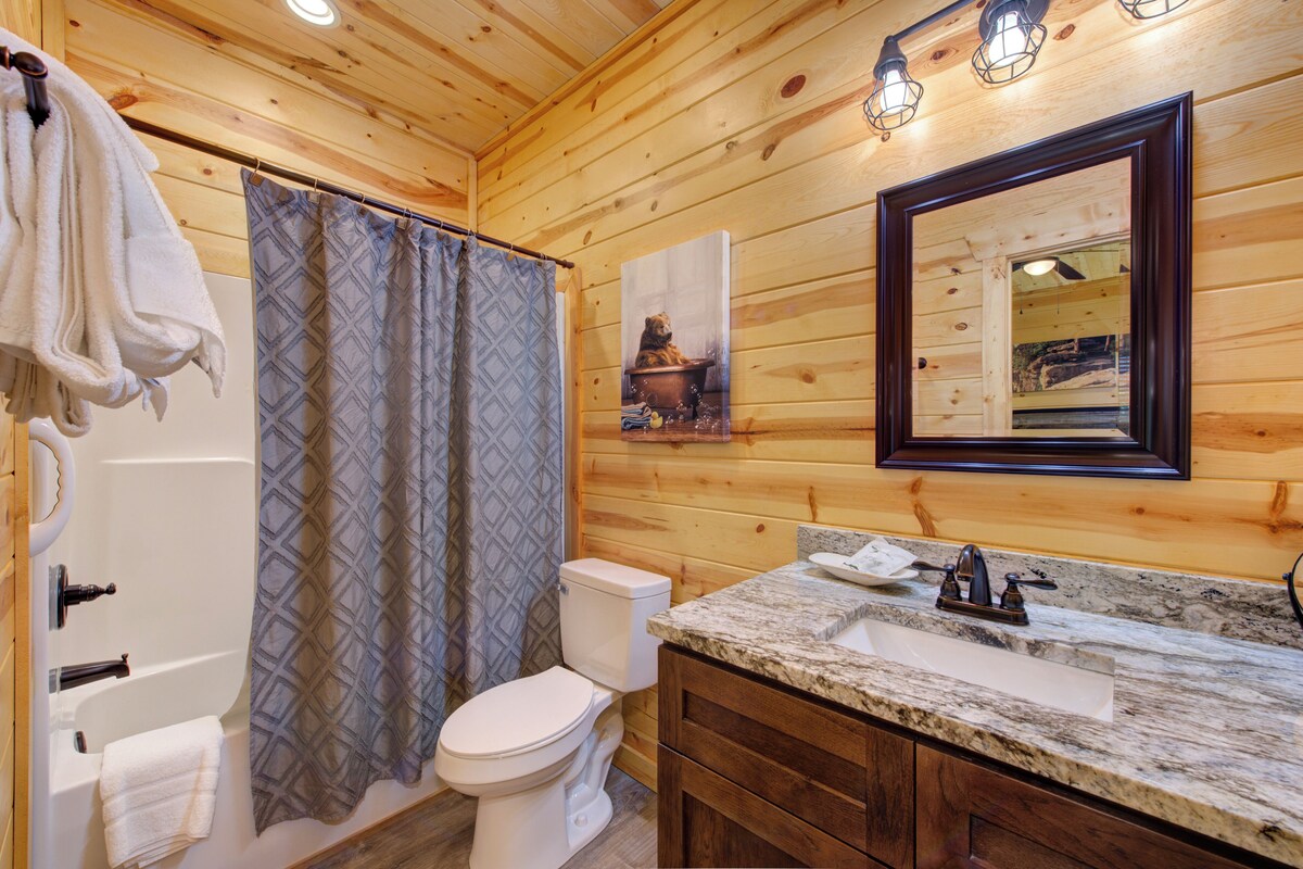 Photo 93 of Luxury Gatlinburg Cabin • Indoor Pool • Pet-Friendly • Hot Tub • Theater • Game