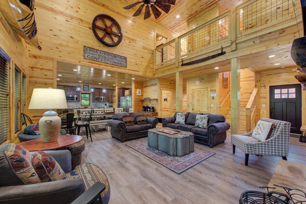 Photo 62 of Luxury Gatlinburg Cabin • Indoor Pool • Pet-Friendly • Hot Tub • Theater • Game