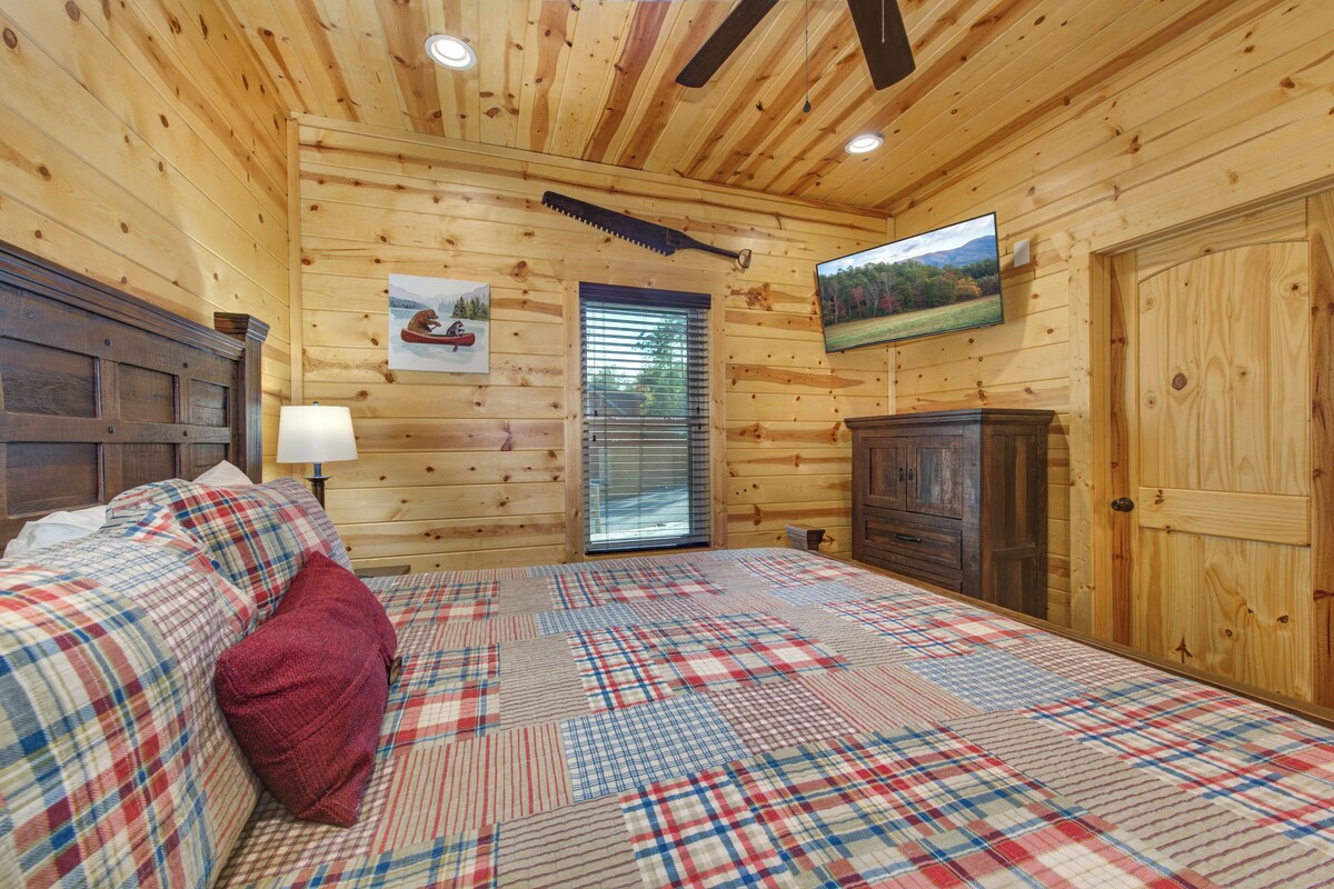Photo 81 of Luxury Gatlinburg Cabin • Indoor Pool • Pet-Friendly • Hot Tub • Theater • Game