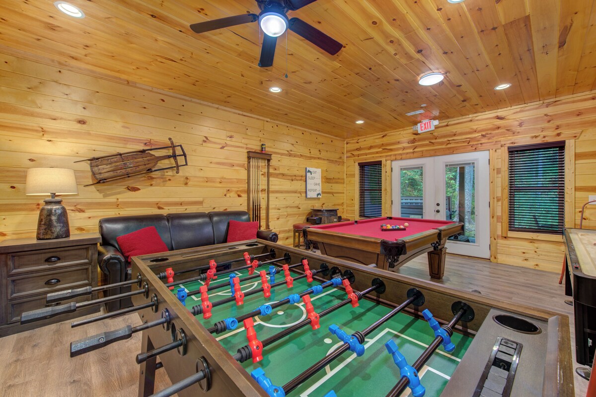 Photo 74 of Luxury Gatlinburg Cabin • Indoor Pool • Pet-Friendly • Hot Tub • Theater • Game
