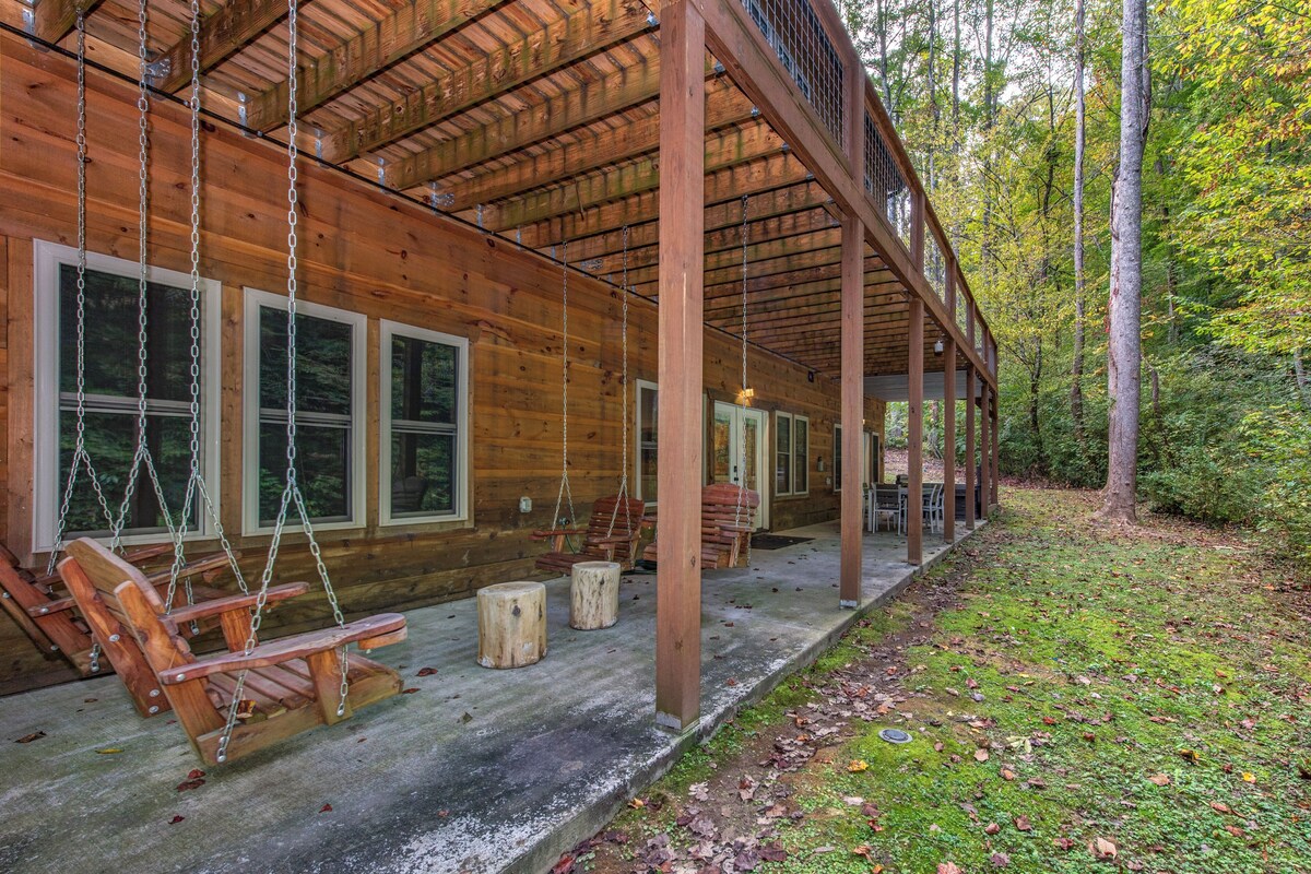 Photo 99 of Luxury Gatlinburg Cabin • Indoor Pool • Pet-Friendly • Hot Tub • Theater • Game