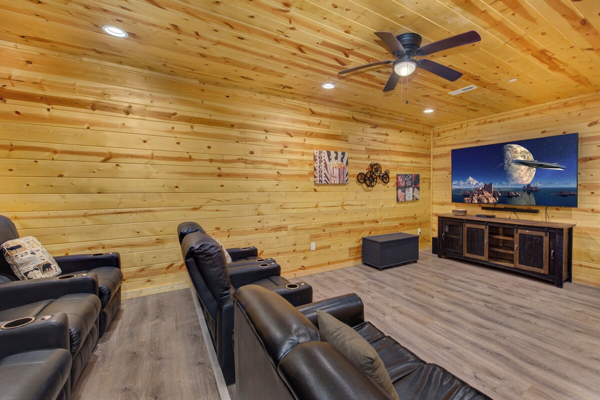 Photo 72 of Luxury Gatlinburg Cabin • Indoor Pool • Pet-Friendly • Hot Tub • Theater • Game