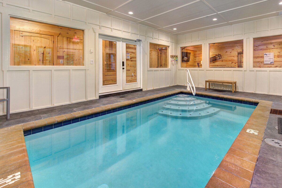 Photo 96 of Luxury Gatlinburg Cabin • Indoor Pool • Pet-Friendly • Hot Tub • Theater • Game