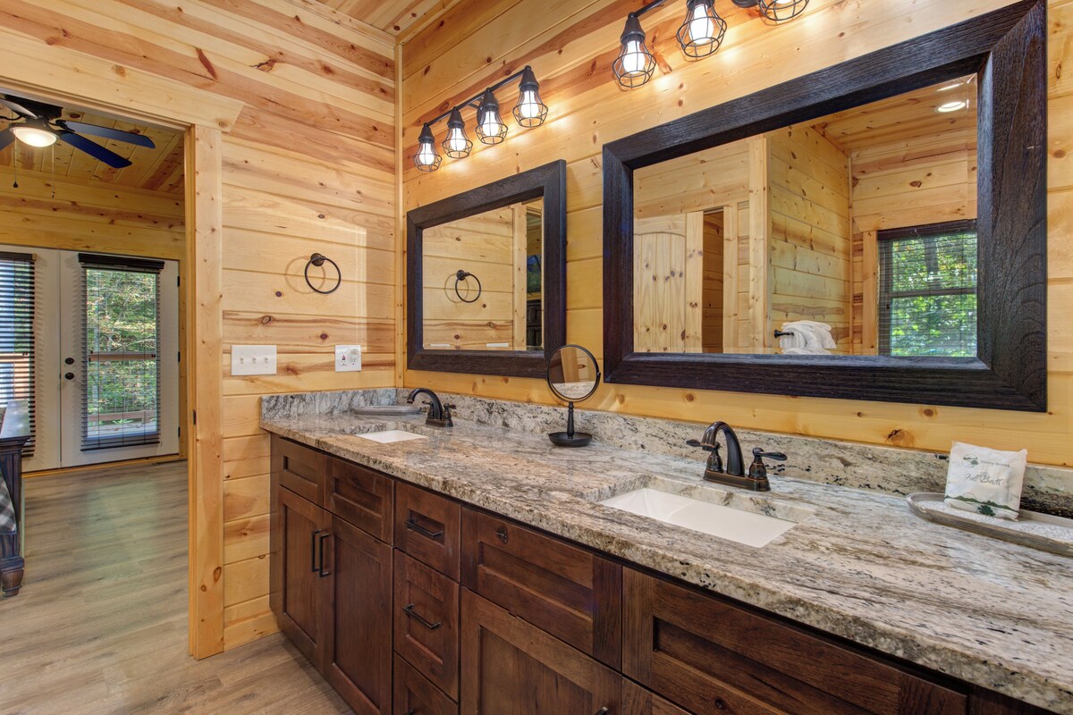 Photo 82 of Luxury Gatlinburg Cabin • Indoor Pool • Pet-Friendly • Hot Tub • Theater • Game