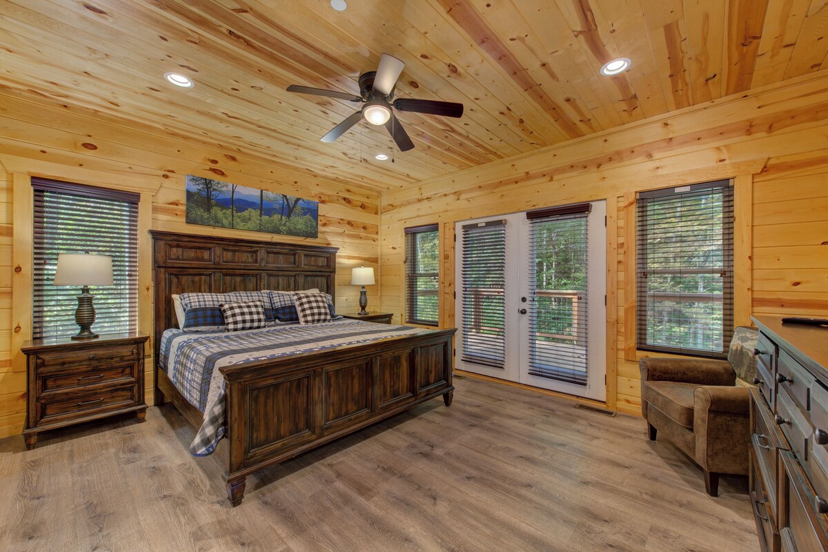 Photo 77 of Luxury Gatlinburg Cabin • Indoor Pool • Pet-Friendly • Hot Tub • Theater • Game