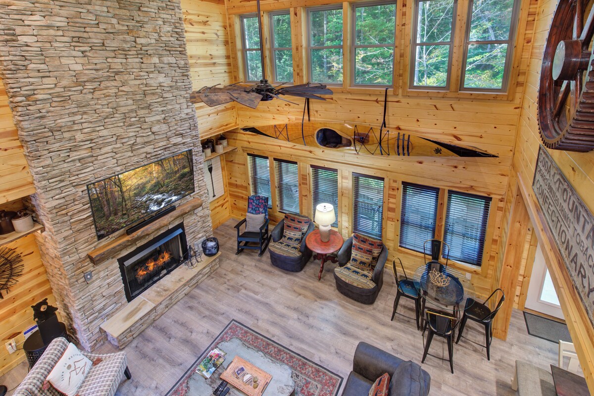 Photo 63 of Luxury Gatlinburg Cabin • Indoor Pool • Pet-Friendly • Hot Tub • Theater • Game