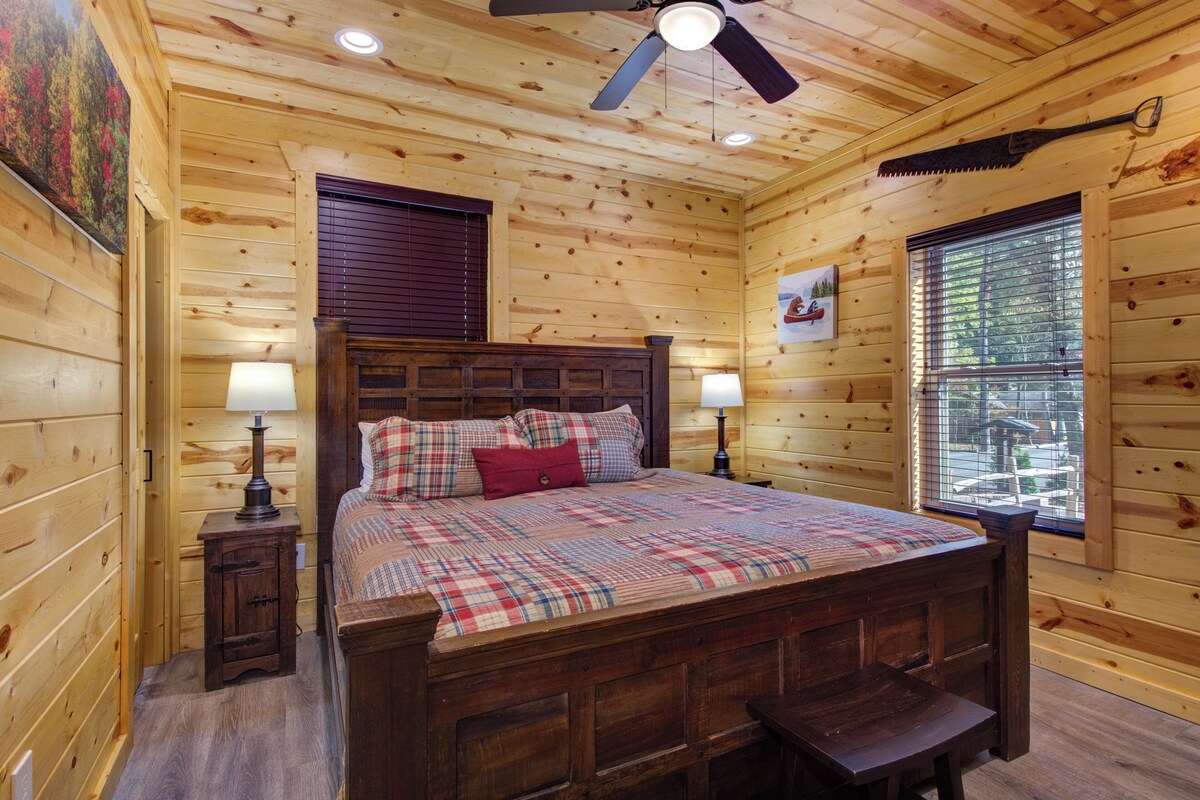 Photo 80 of Luxury Gatlinburg Cabin • Indoor Pool • Pet-Friendly • Hot Tub • Theater • Game