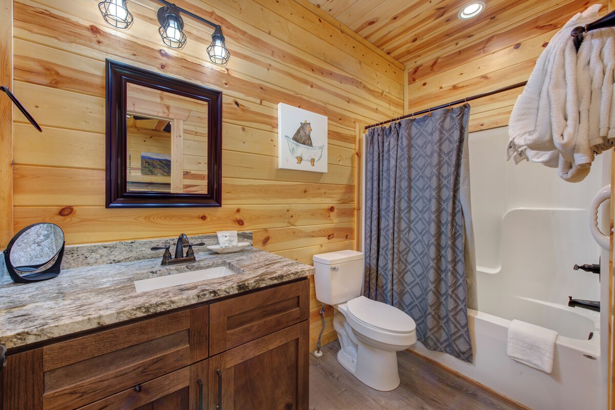 Photo 87 of Luxury Gatlinburg Cabin • Indoor Pool • Pet-Friendly • Hot Tub • Theater • Game