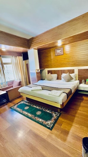 Deluxe Double Room, Balcony, City View | Desk, laptop workspace, free WiFi