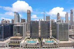 1 Bedroom Apartment - Burj Khalifa View | Terrace/patio - Luxury Apartments in Dubai Business Bay (Dubai)