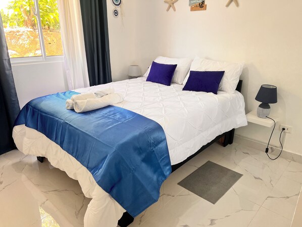 2 bedrooms, in-room safe, desk, iron/ironing board - appartement,calme,securise entre mer et campagne (Juan Dolio)