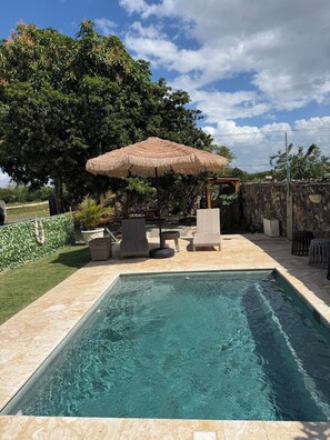 Outdoor pool - appartement,calme,securise entre mer et campagne (Juan Dolio)