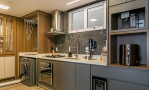 Private kitchen - Apart in Thai Beach Home Spa Cond sea Front Tbs106 (Florianópolis)