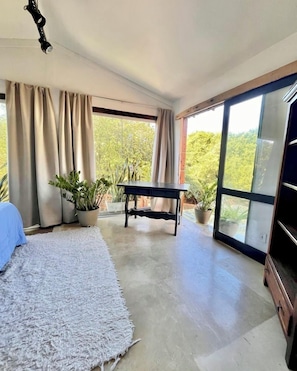 Superior Villa, 1 Double Bed with Sofa bed, Pets allowed, Garden View | View from room