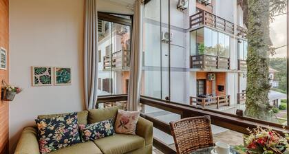 Apt Duplex With Fireplace in Gramado Rln204