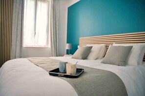 4 chambres, fer et planche à repasser, Wi-Fi, draps fournis