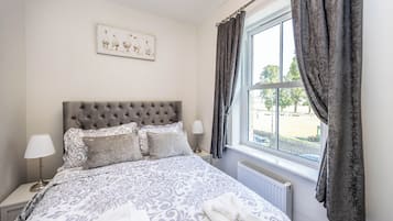 2 bedrooms, iron/ironing board, travel crib, WiFi