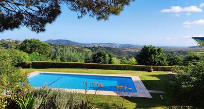 Quiet family villa with pool, garden and stunning views