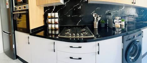 Microwave, oven, stovetop