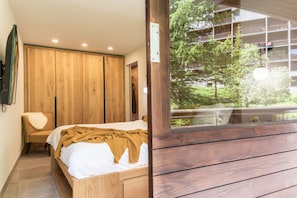 2 Schlafzimmer, Reisekinderbett, kostenloses WLAN, Bettwäsche