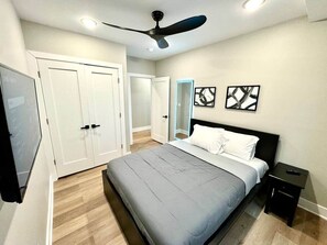 2 bedrooms, in-room safe, iron/ironing board, WiFi