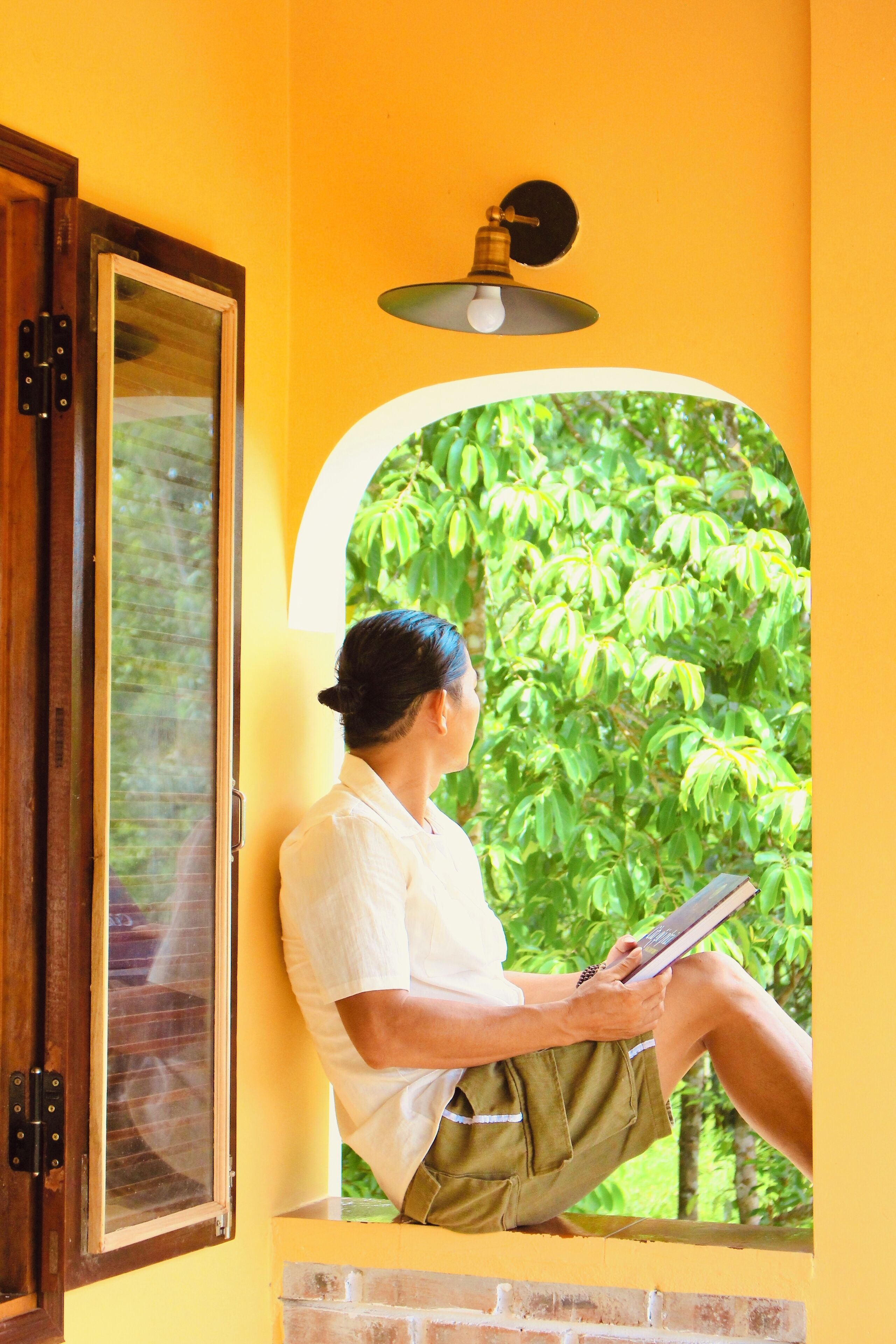 Maison, 2 chambres, piscine privée, vue jardin | Balcon