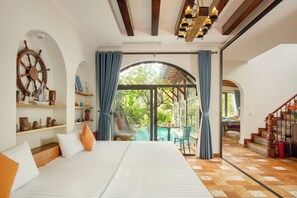 4 habitaciones, escritorio, tabla de planchar con plancha y wifi 