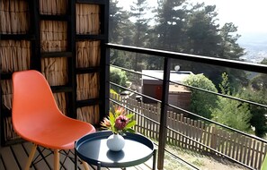 Cabane, vue vallée | Terrasse/Patio