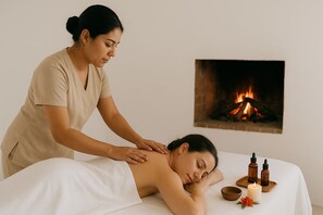 Tratamientos corporales, aromaterapia, masajes con piedras calientes