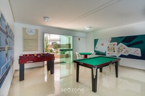 Basic Apartment | Game room - Apt With River View and Balcony Pontal Bcl402 (Ilhéus)