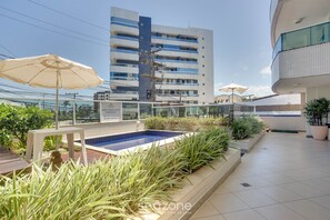 Terrace/patio - Sea View Apt on the Ilheus Waterfront Bcl0507 (Ilhéus)