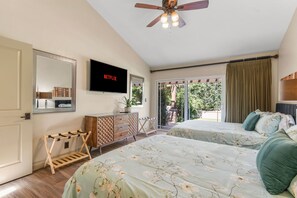 2 عدّة غرف نوم ومكواة/لوح كي وواي فاي وملاءات أسرّة