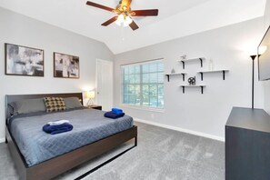 Desk, iron/ironing board, travel crib, WiFi