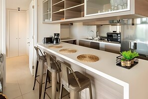 Apartment | Private kitchen | Electric kettle - Cálido Departamento en Montemar 2d-2b (Concón)