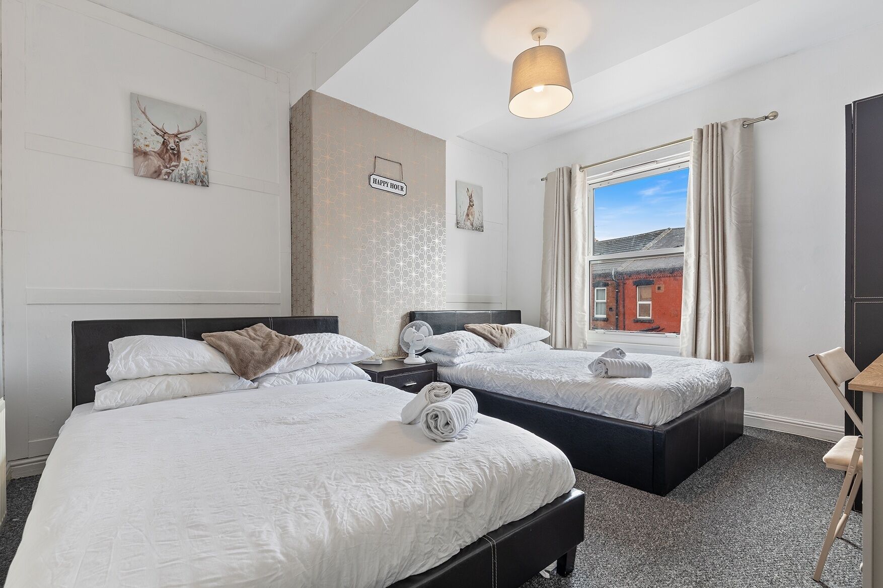 2 bedrooms, iron/ironing board, free WiFi, bed sheets