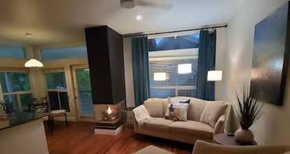 Quiet 2 bedroom condo in gated condos with patio and reserved covered parking