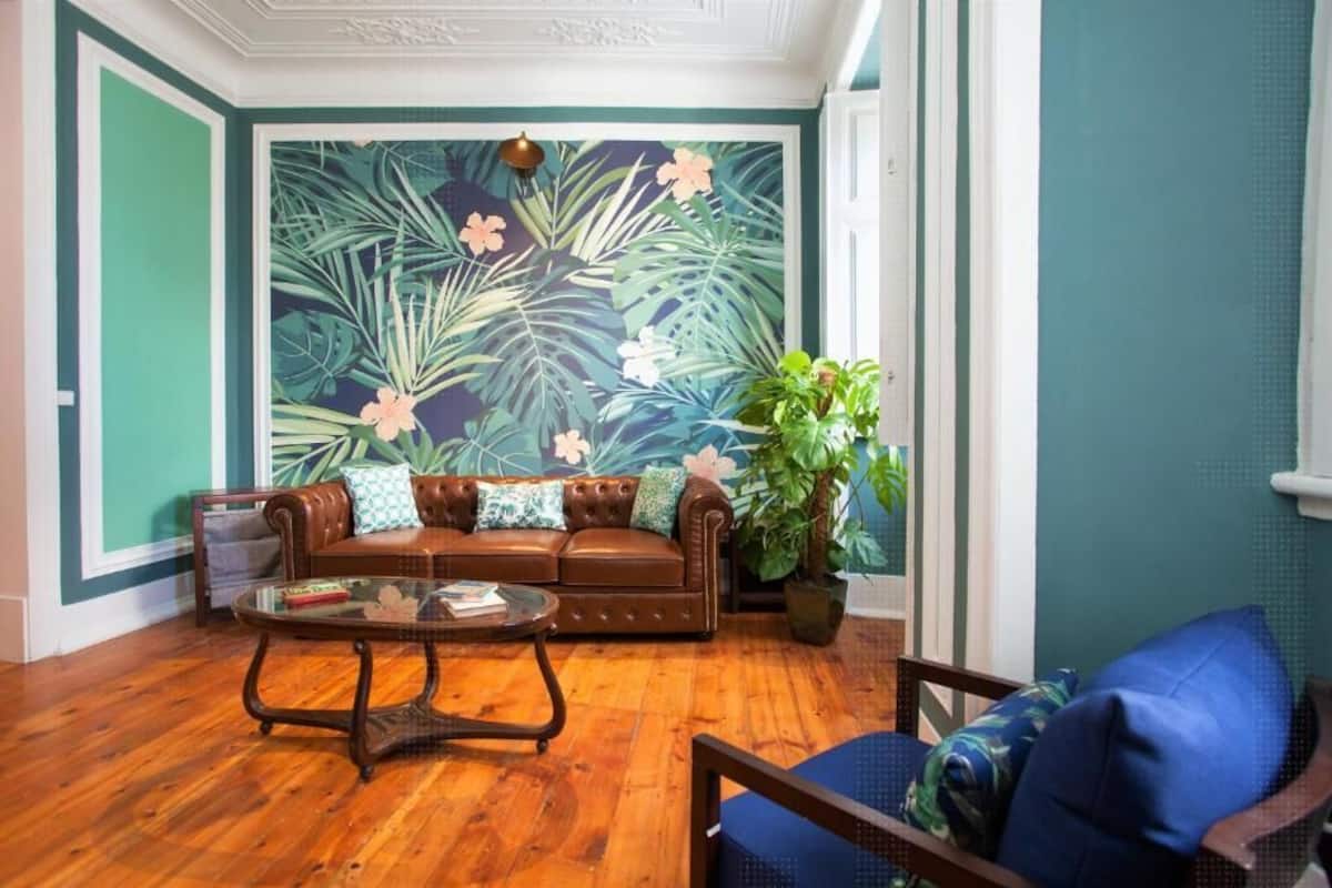 Unique Apartment in Alfama, Lisbon | บริเวณนั่งเล่น