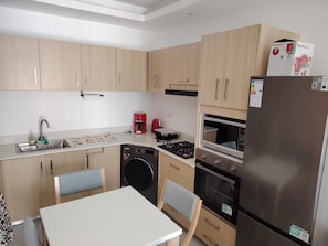 Microwave, oven, stovetop