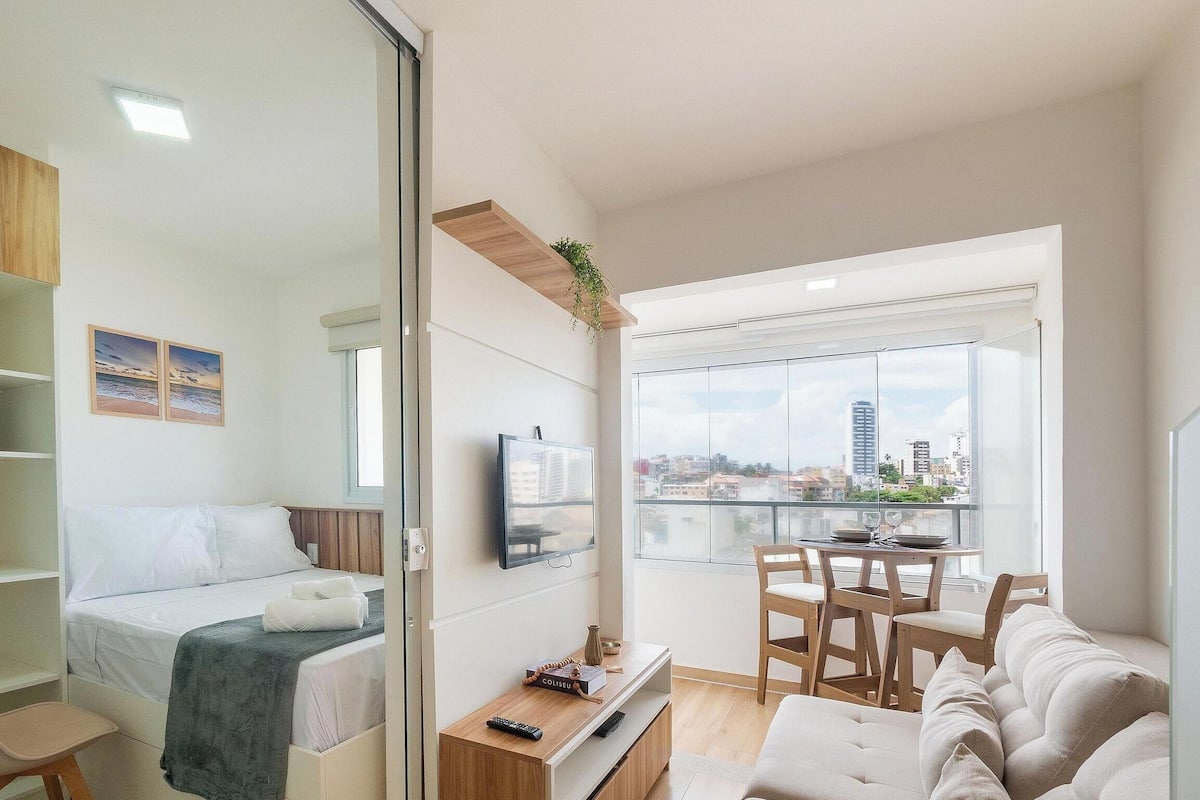 Basic Apartment | Living area | 32-inch Smart TV with digital channels