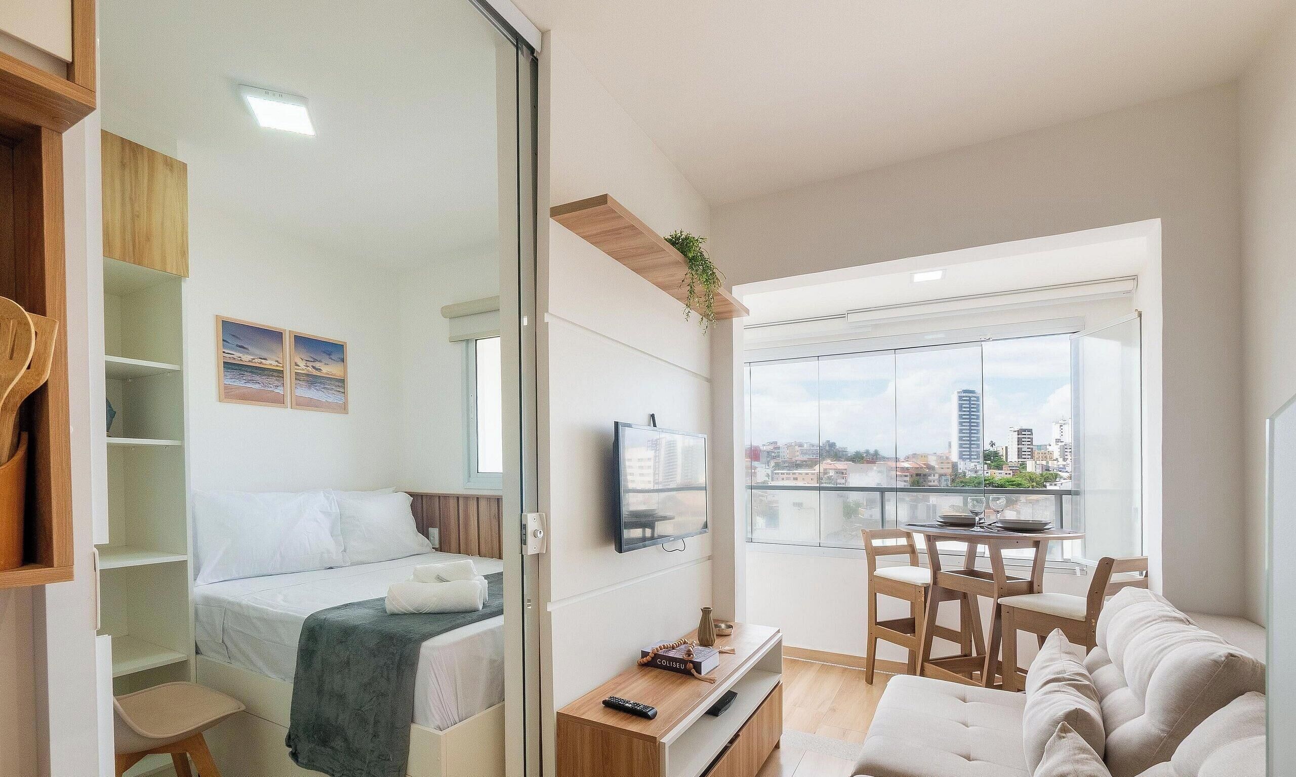 Basic Apartment | Living area | 32-inch Smart TV with digital channels