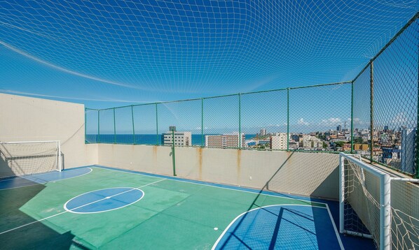 Sport court - Condo. w/ Pool and Gym 70 m From the Beach - SMA (Salvador)