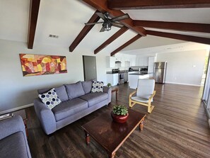 Smart TV, ping pong, books