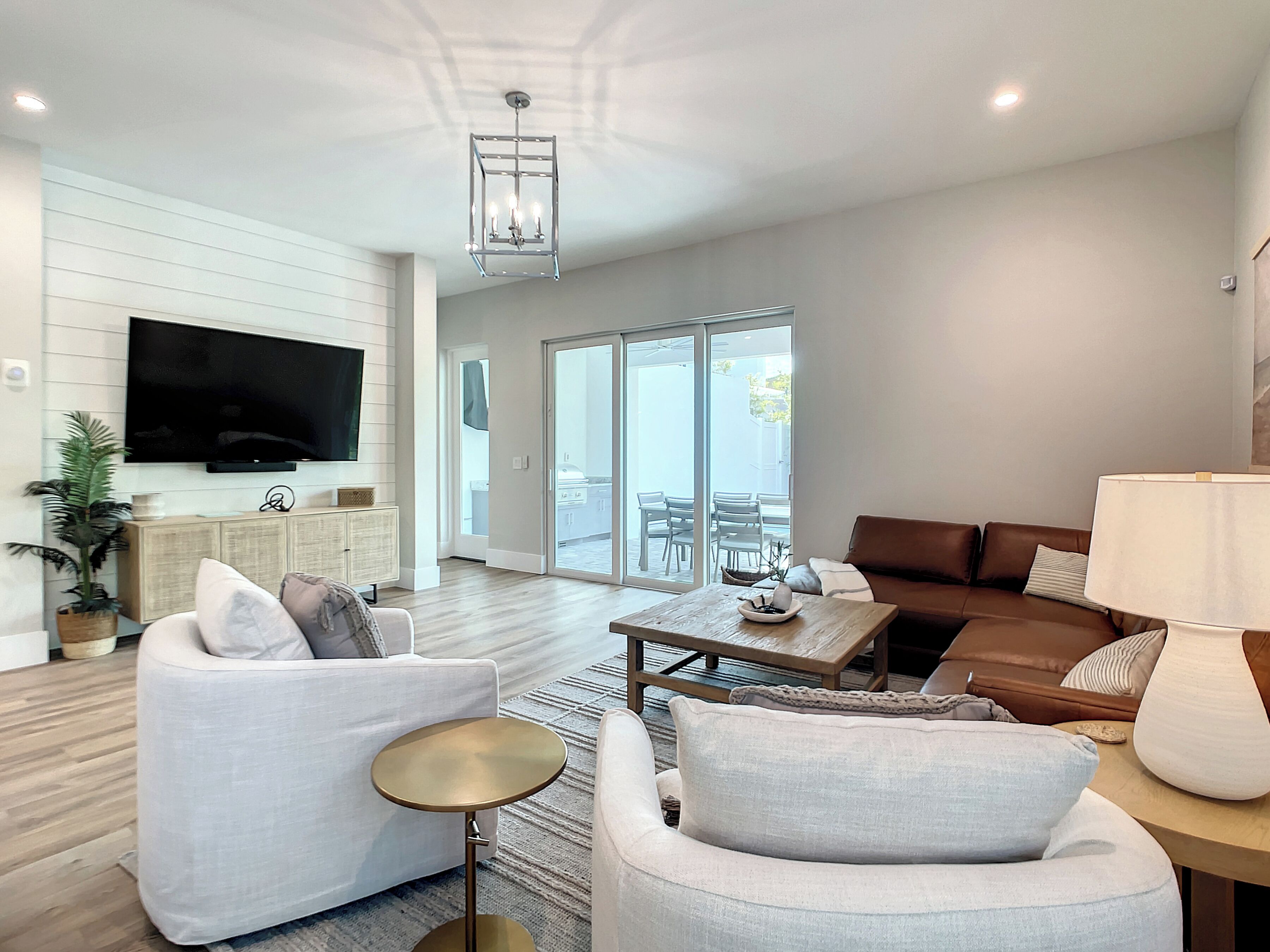 House, Multiple Beds, Pool Access, Pool View (Lala at the Beach 512) | Living area | 42-inch flat-screen TV with digital channels