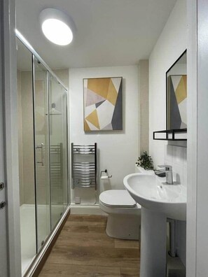 Shower, hair dryer