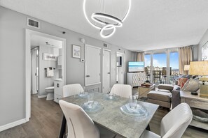 Condo, Multiple Beds, Balcony, Ocean View (Oceania Beach Club 609) | 2 bedrooms, individually decorated, individually furnished, bed sheets - Oceania Beach Club (New Smyrna Beach)