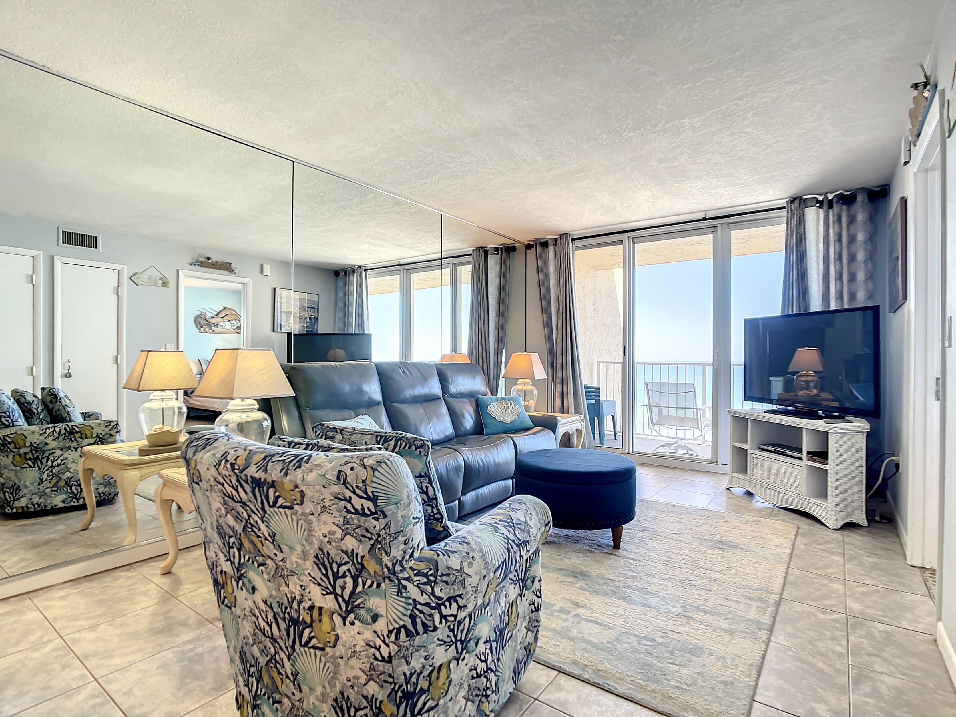 Condo, Multiple Beds, Pool View (Oceania Beach Club 805) | Living area