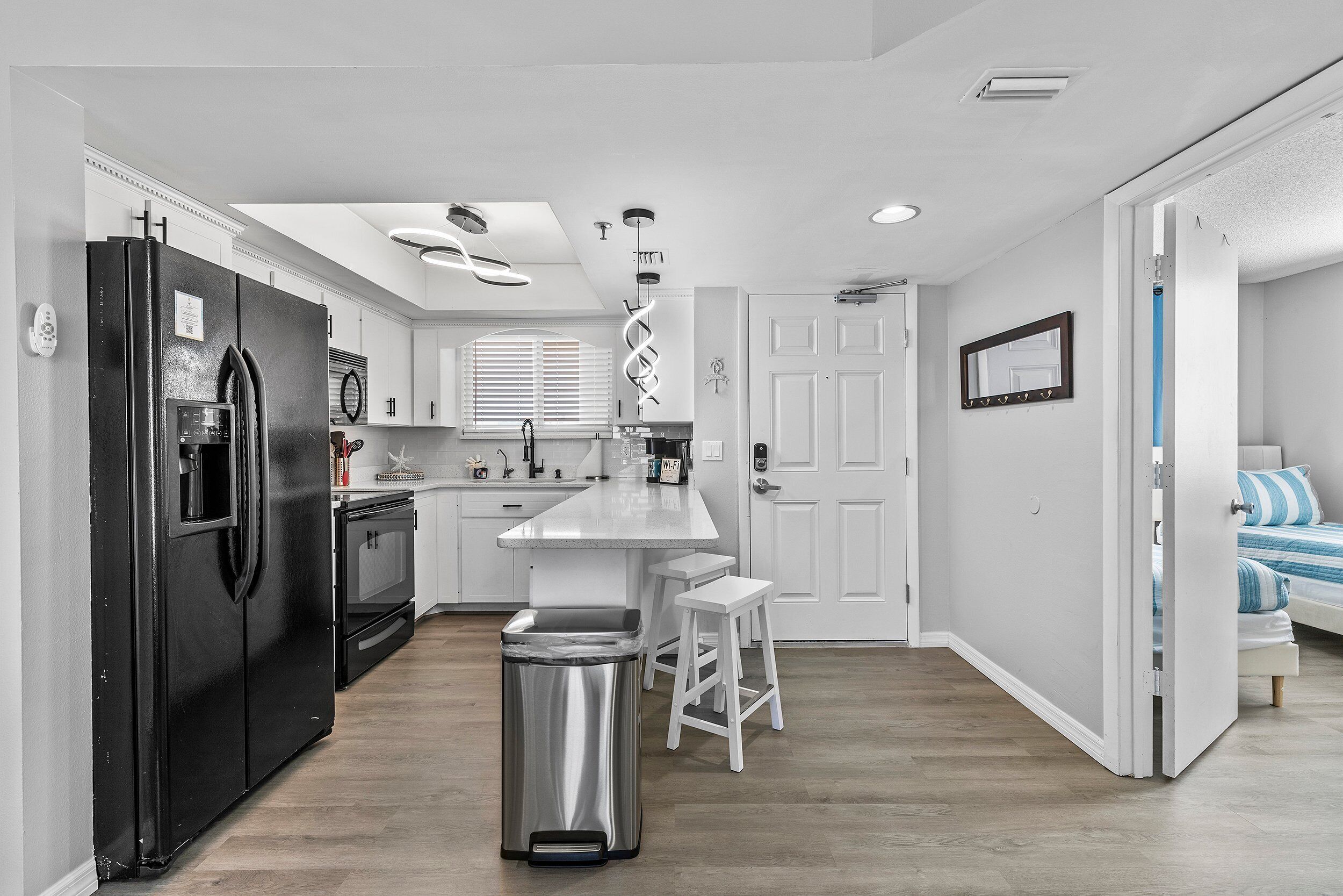 Condo, Multiple Beds, Balcony, Ocean View (Oceania Beach Club 609) | Private kitchen | Coffee/tea maker