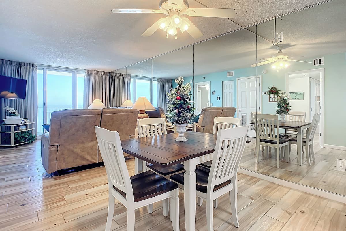 Condo, Multiple Beds, Balcony, Ocean View (Oceania Beach Club 702) | 2 bedrooms, individually decorated, individually furnished, bed sheets