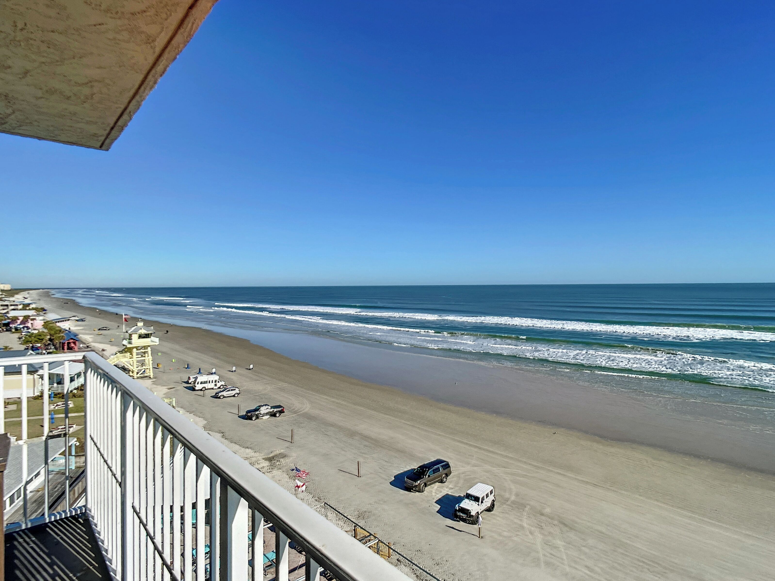 Apartment, Mehrere Betten, Balkon, Meerblick (Oceania Beach Club 706) | Strand